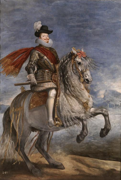 Diego Velazquez Philip III on Horseback (df01) Germany oil painting art